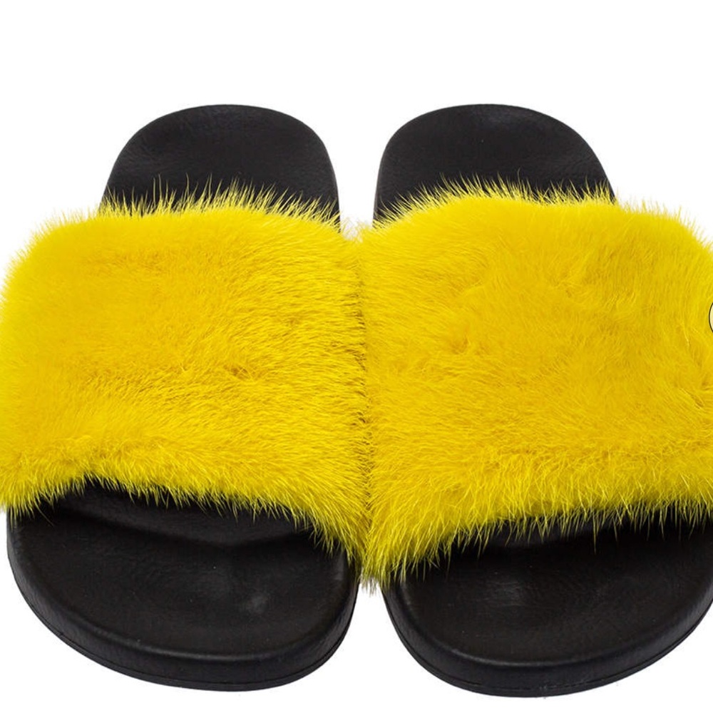 Givenchy Mink Slides - image 2